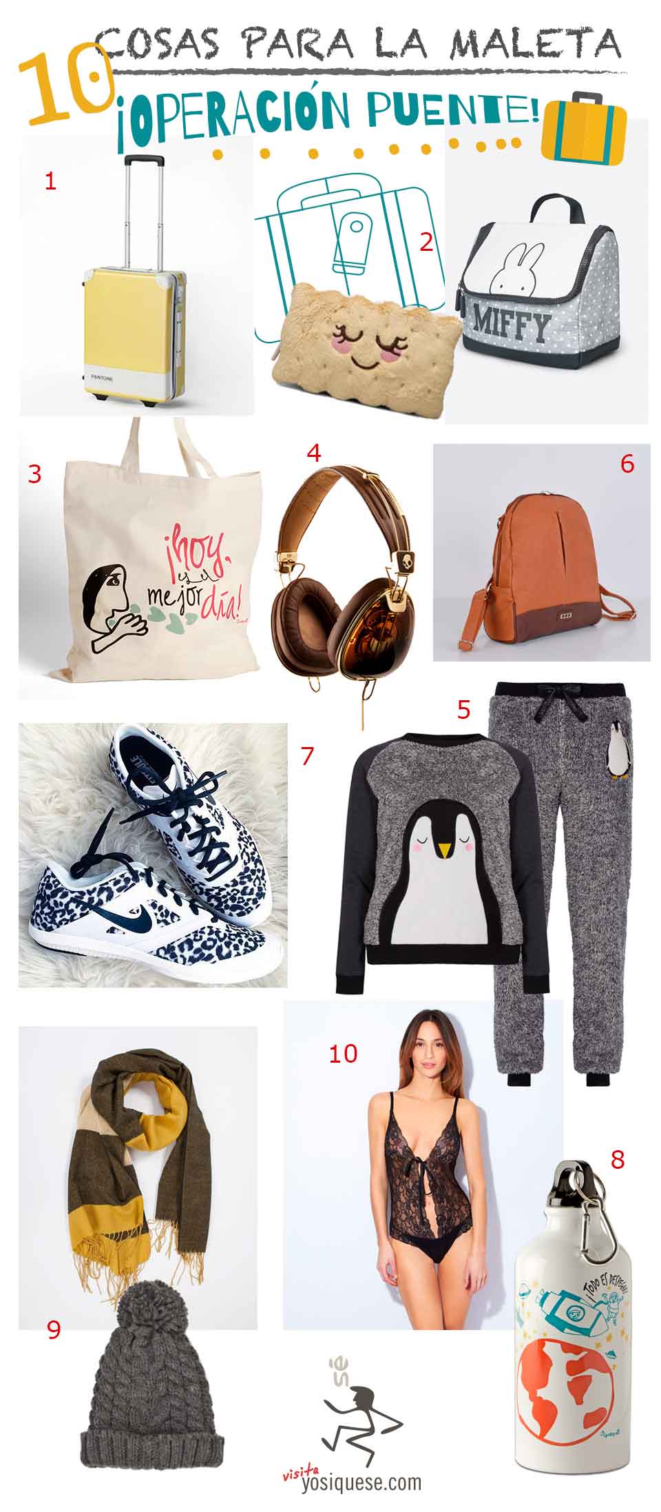 ideas para hacer la maleta