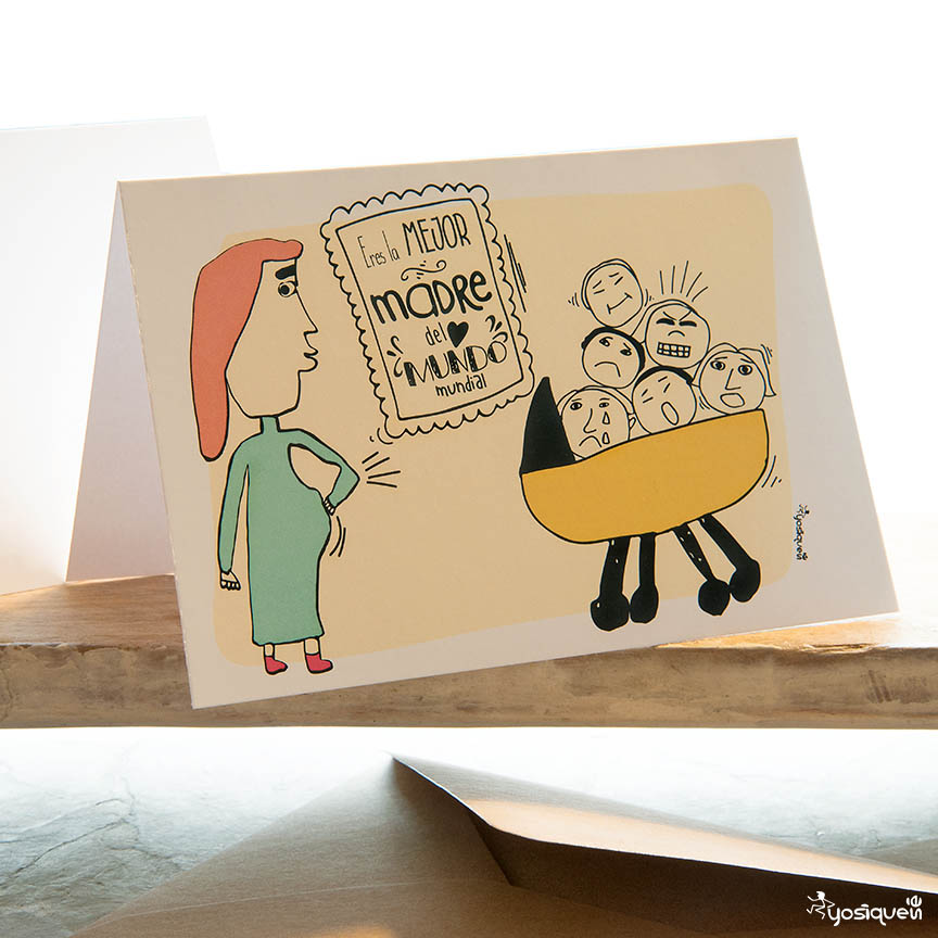 la mejor madre tarjeta yosíquesé felicita el día de la madre yosíquesé