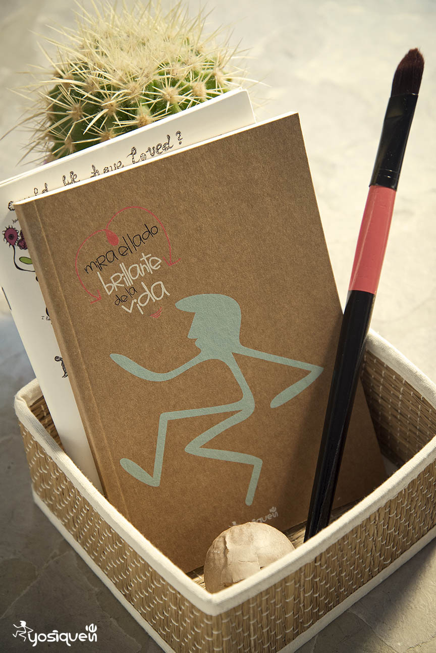 libreta con mensaje positivo, yosíquesé