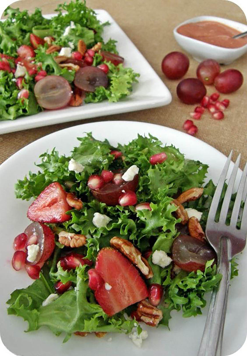 ensalada frutos rojos, yosíquesé