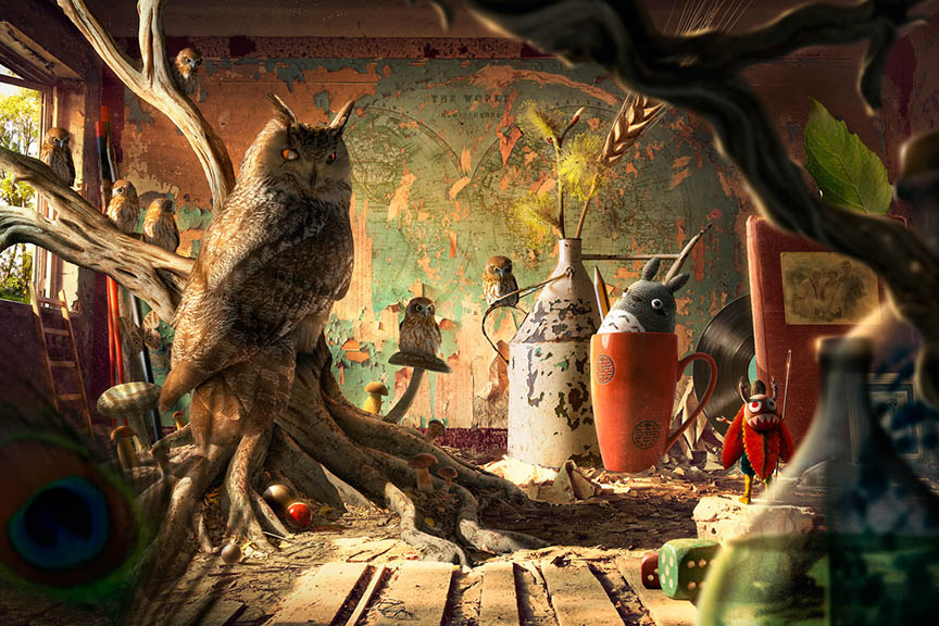 fotografía e ilustración, yosíquesé