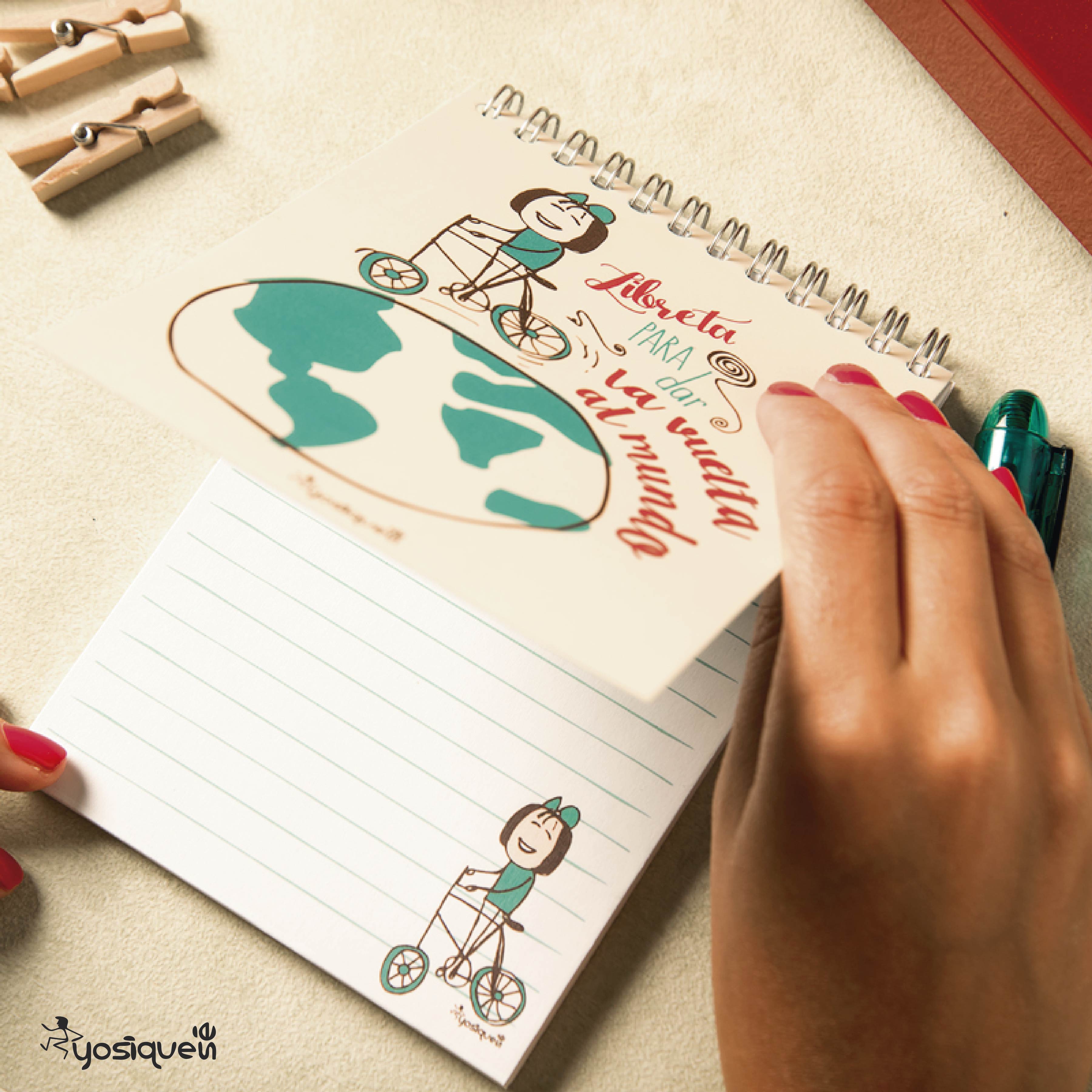 cuaderno de notas libreta de viaje, yosíquesé