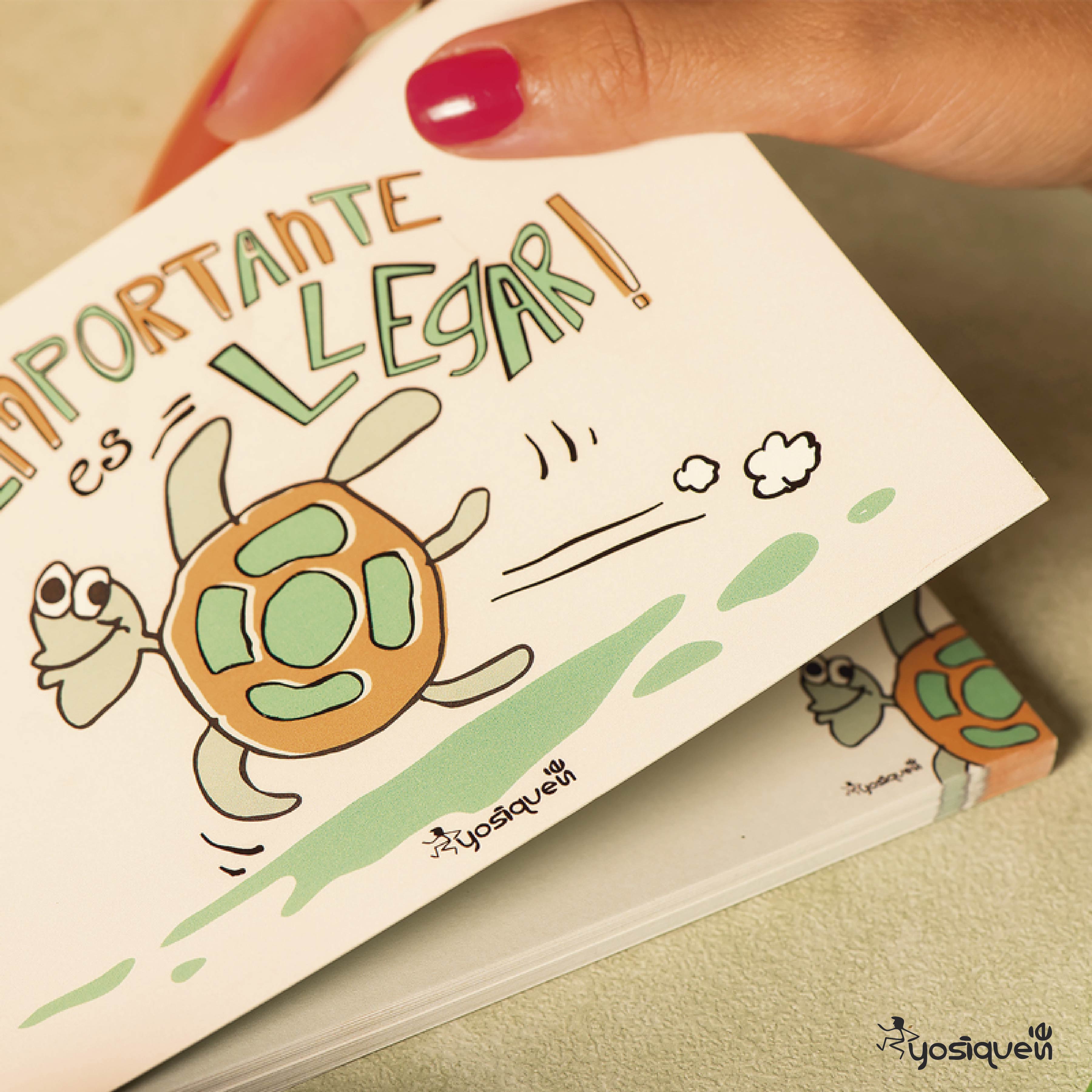 libreta con mensaje cuaderno de dibujo, yosíquesé