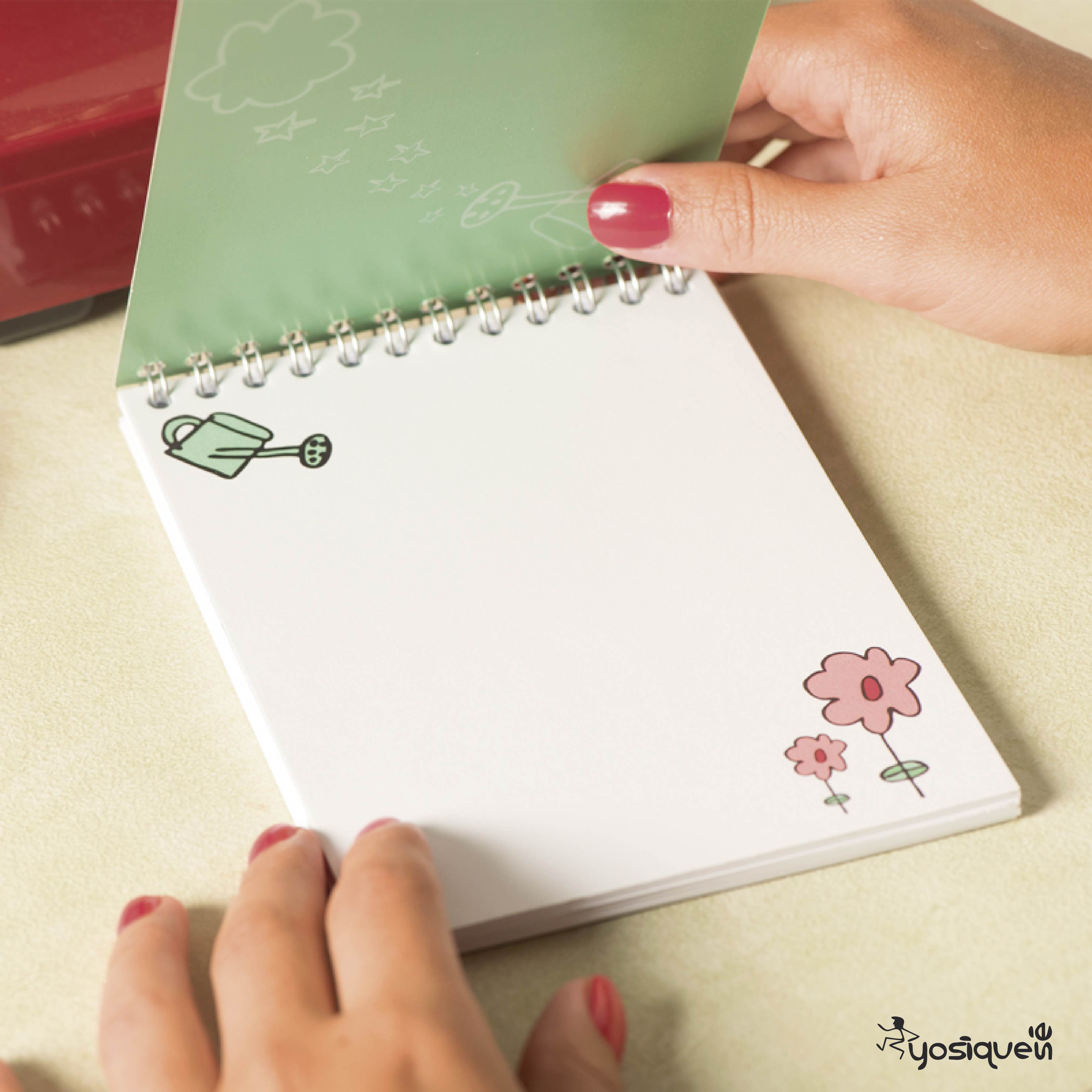 libreta de dibujo arte con alma, yosíquesé