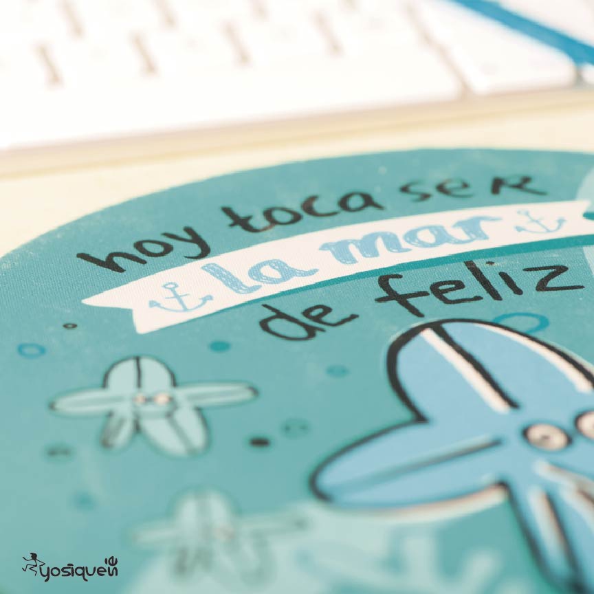 alfombrilla con mensaje, yosíquesé