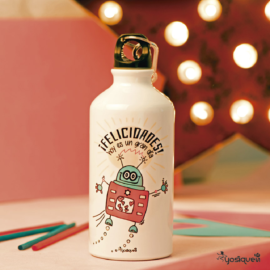 cantimplora de aluminio, yosíquesé