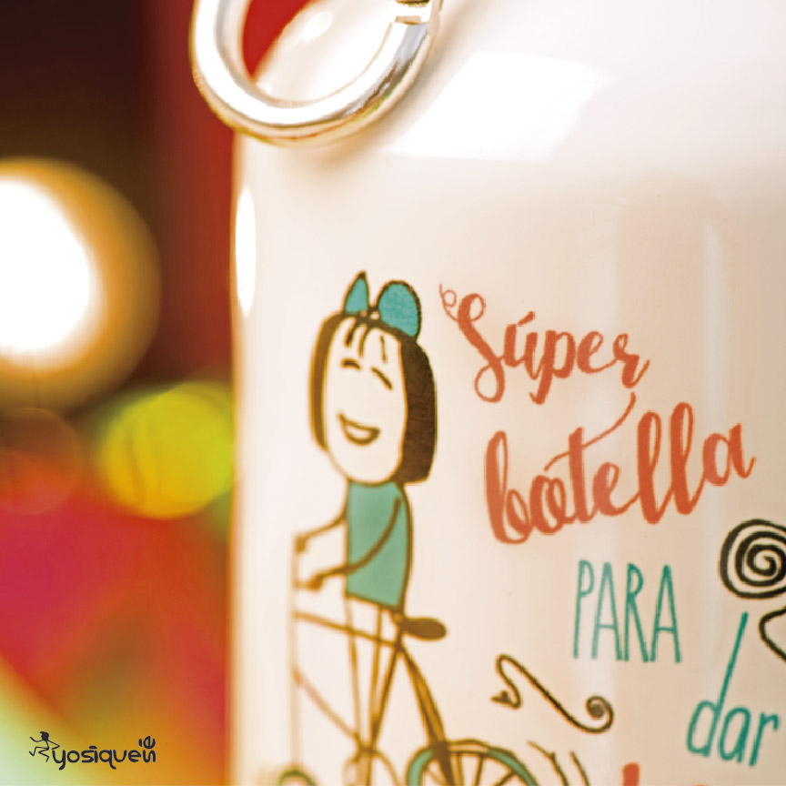 botella de aluminio, yosíquesé