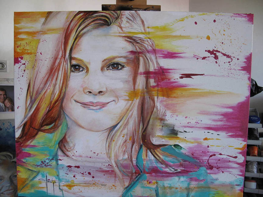 retrato para princesas, punto de vista de artista con discapacidad visual, yosíquesé