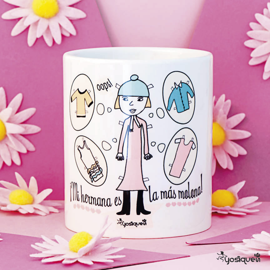 taza de porcelana, taza molona, yosíquesé