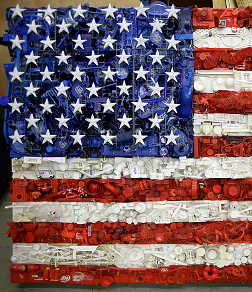 arte hecho con materiales reciclados, arte para la concienciación, yosíquesé