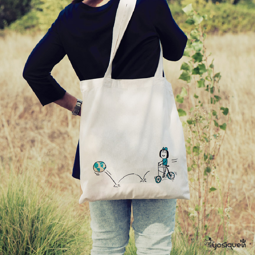 bolsa de algodón bolsa de tela, yosíquesé