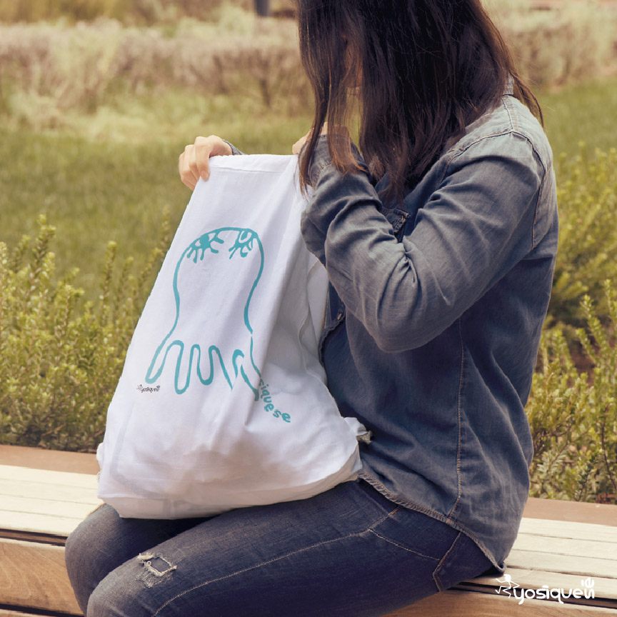 mochila con mensaje, yosíquesé