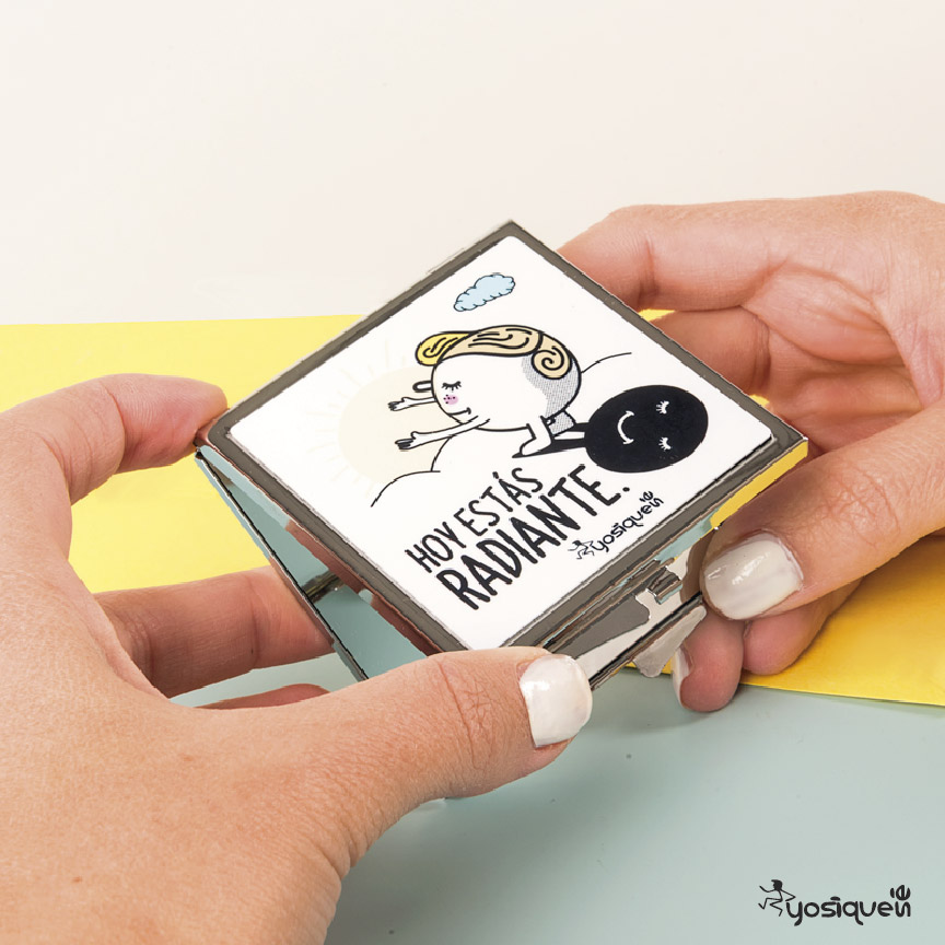 espejo para llevar espejo de bolso, yosíquesé