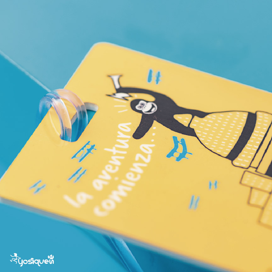 etiqueta de maleta, yosíquesé