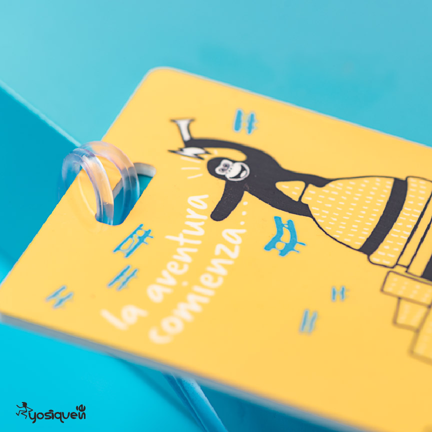 etiqueta de maleta personalizable identificador de maletas, yosíquesé