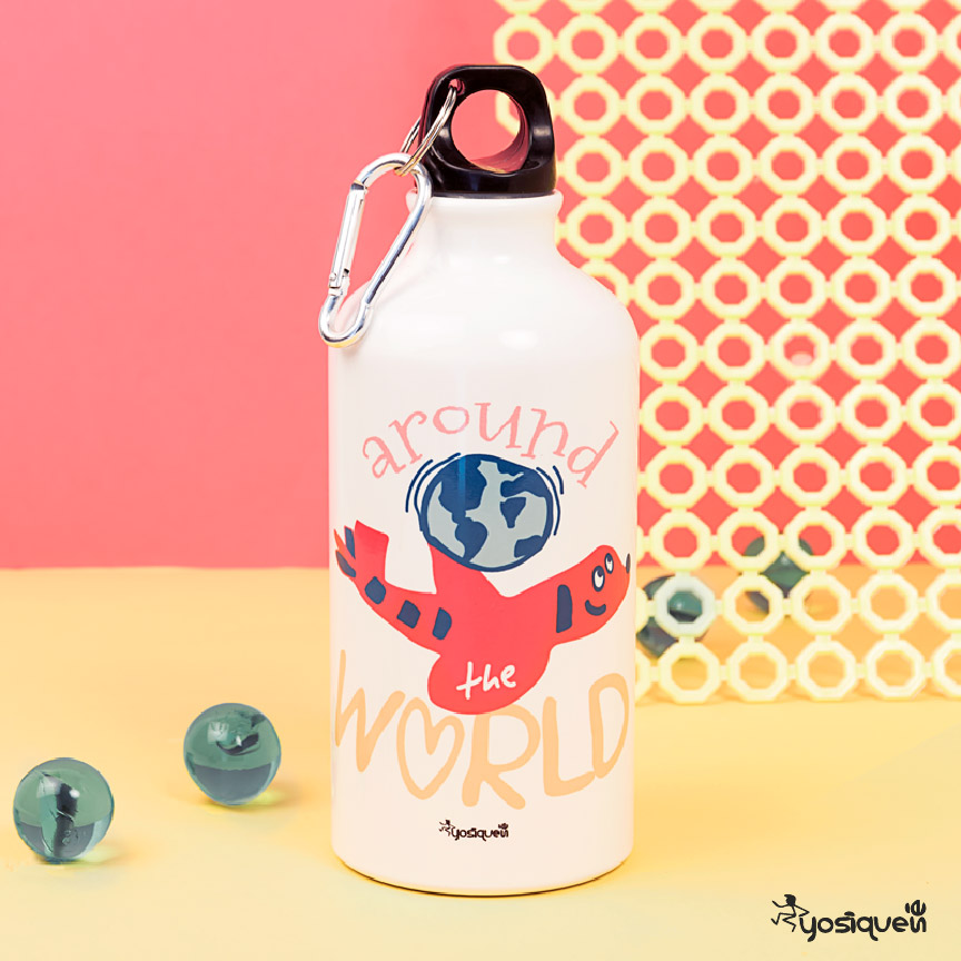 botella de aluminio para llevar bote termo, yosíquesé