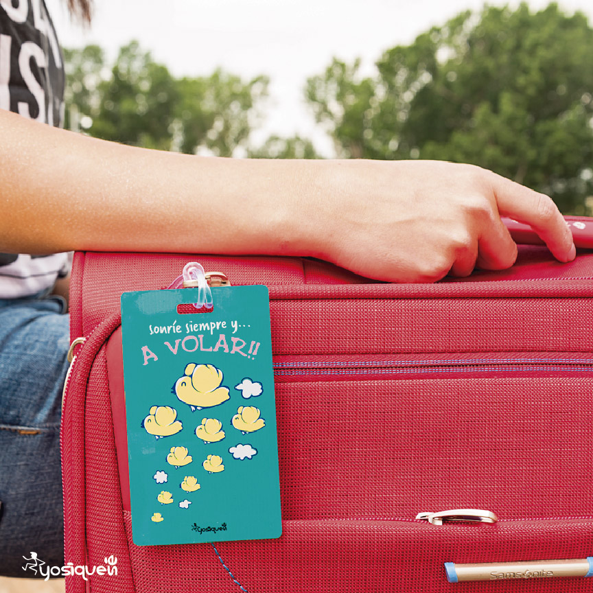etiqueta de maleta, yosíquesé