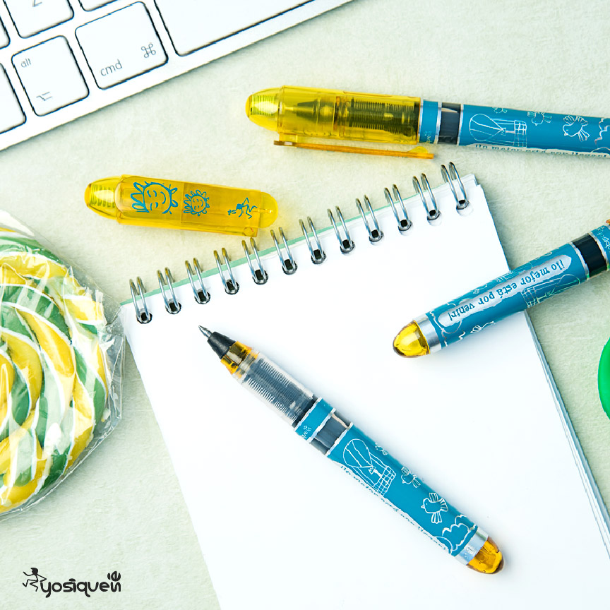 bolígrafo divertido bolígrafo social, yosíquesé