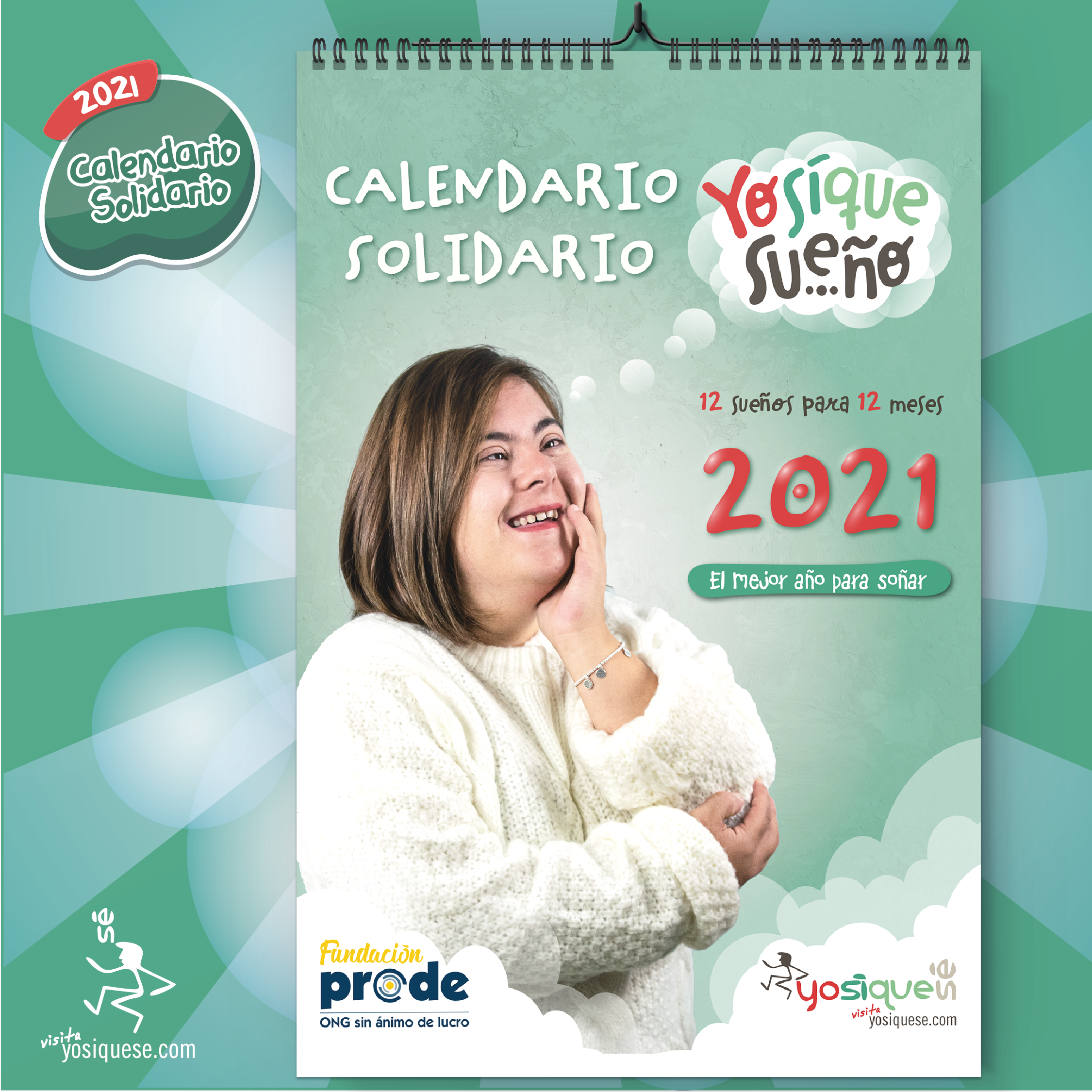 Calendario Solidario 2021: el mejor año para soñar